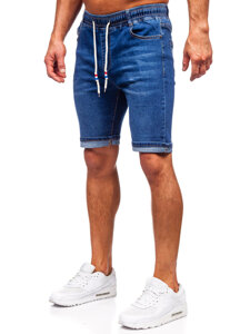 Pantaloncini in jeans da uomo blu Bolf 9325