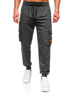 Pantaloni cargo da tuta jogger da uomo antracite Bolf JX6359