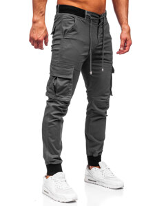 Pantaloni cargo jogger da uomo grafite Bolf MP0208GS