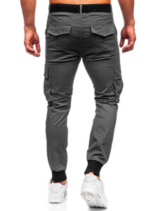 Pantaloni cargo jogger da uomo grafite Bolf MP0208GS