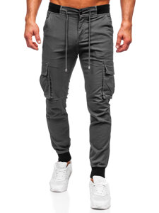 Pantaloni cargo jogger da uomo grafite Bolf MP0208GS