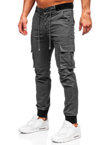 Pantaloni cargo jogger da uomo grafite Bolf MP0208GS