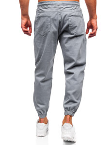 Pantaloni cargo jogger da uomo grigio Bolf 001