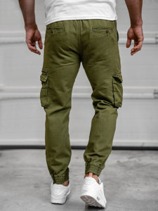 Pantaloni cargo tipo jogger da uomo khaki Bolf MP0181MVA