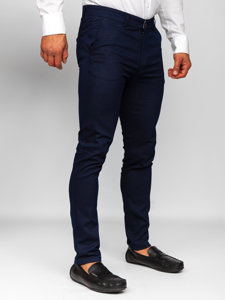 Pantaloni chino da uomo blu Bolf 5000-2