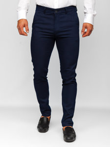 Pantaloni chino da uomo blu Bolf 5000-2