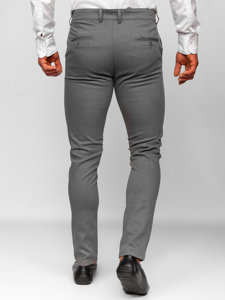 Pantaloni chino da uomo grafite Bolf 5000-1