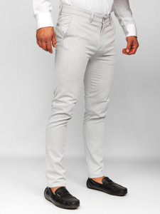 Pantaloni chino da uomo grigi Bolf 5000-1