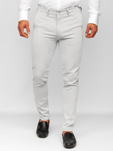 Pantaloni chino da uomo grigi Bolf 5000-1