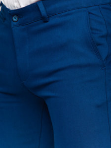 Pantaloni chino da uomo indaco Bolf 5000-3