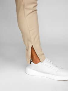 Pantaloni chino in tessuto da uomo beige Bolf 0059