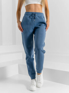 Pantaloni da tuta da donna azzurro Bolf HL540