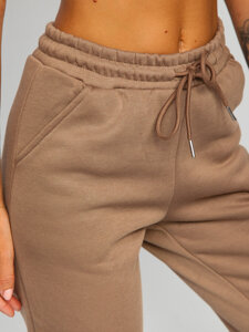 Pantaloni da tuta da donna beige Bolf BL32