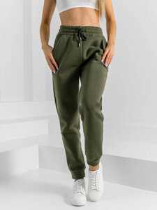 Pantaloni da tuta da donna caqui Bolf HL540