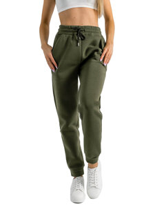 Pantaloni da tuta da donna caqui Bolf HL540