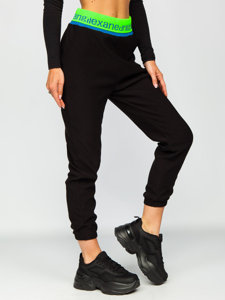 Pantaloni da tuta da donna nero Bolf H1007A