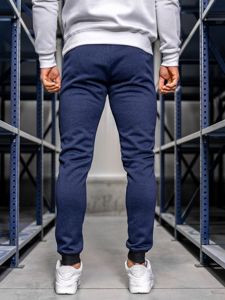 Pantaloni da tuta da uomo blu Denley AM72