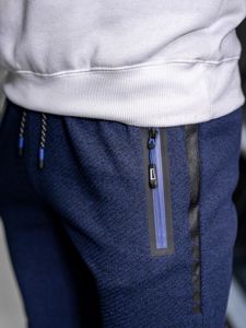 Pantaloni da tuta da uomo blu Denley AM72