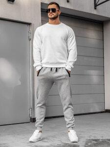 Pantaloni da tuta da uomo grigio Bolf AK13B-1