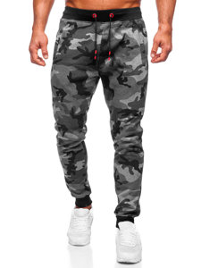 Pantaloni da tuta da uomo mimetico-grafite Bolf KZ15