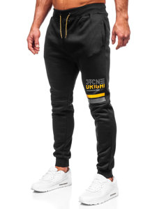 Pantaloni da tuta da uomo neri Bolf AM108