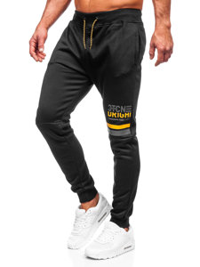 Pantaloni da tuta da uomo neri Bolf AM108