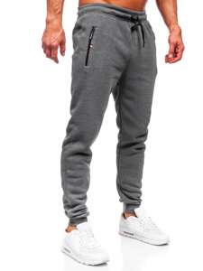 Pantaloni da tuta grandi da uomo grigio Bolf JX6215