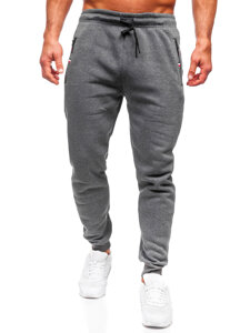 Pantaloni da tuta grandi da uomo grigio Bolf JX6215