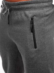 Pantaloni da tuta grandi da uomo grigio Bolf JX9826