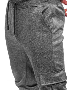 Pantaloni da tuta jogger cargo da uomo grafite Bolf 8K1130