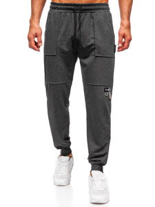 Pantaloni da tuta jogger da uomo antracite Bolf JX6365