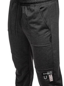 Pantaloni da tuta jogger da uomo grafite Bolf JX6365