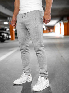 Pantaloni da tuta jogger da uomo grigio Bolf XW06A