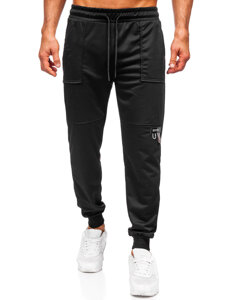 Pantaloni da tuta jogger da uomo nero Bolf JX6365