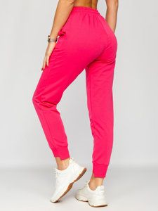 Pantaloni di tuta da donna fucsia Bolf VE13