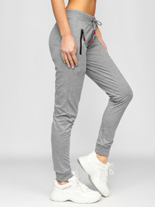 Pantaloni di tuta da donna grigi Bolf JX7725