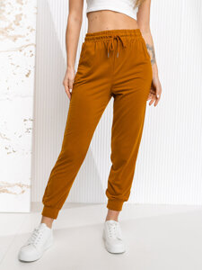 Pantaloni di tuta da donna marroni Bolf YY27NM