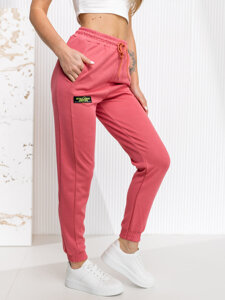 Pantaloni di tuta da donna rosa Bolf AF316NM