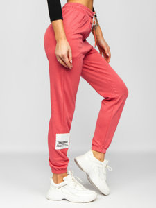 Pantaloni di tuta da donna rosa Bolf AF317NM