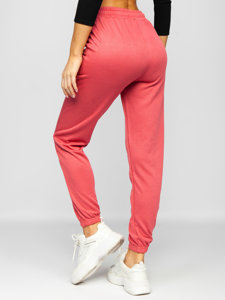 Pantaloni di tuta da donna rosa Bolf AF317NM