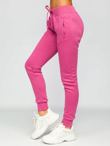 Pantaloni di tuta da donna rosa scuri Bolf CK-01