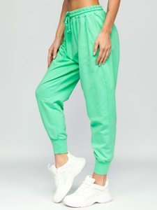 Pantaloni di tuta da donna  verdi Bolf 0011