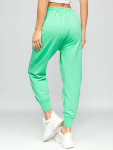 Pantaloni di tuta da donna  verdi Bolf 0011