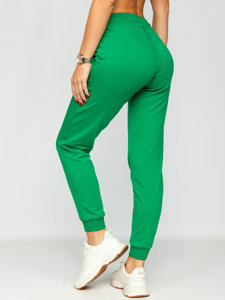 Pantaloni di tuta da donna verdi Bolf VE32