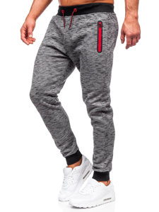 Pantaloni di tuta da uomo grafite Bolf 55037