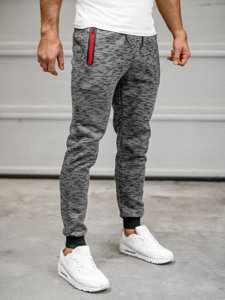 Pantaloni di tuta da uomo grafite Bolf 55037A