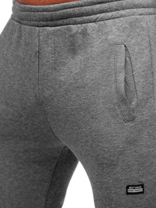 Pantaloni di tuta da uomo grafite Bolf KK2231