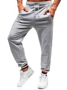 Pantaloni di tuta da uomo grigi Bolf 145368