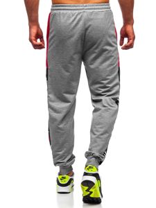 Pantaloni di tuta da uomo grigi Bolf JX1022