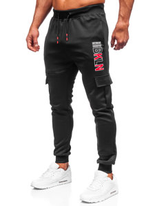 Pantaloni di tuta da uomo neri Bolf K10287